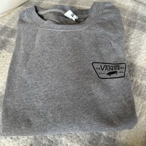 Vans Heather Gray Pullover - adult S very soft